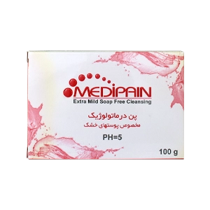 پن شوینده درماتولوژیک پوست خشک مدیپن وزن 100 گرم