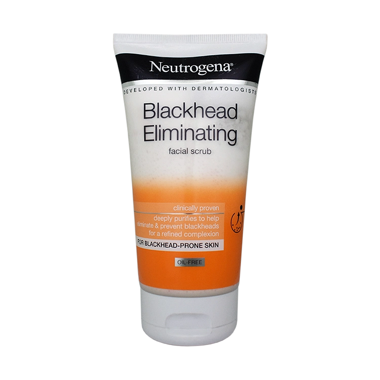 اسکراب صورت جوش های سر سیاه نوتروژینا مدل Blackhead Eliminating حجم 150 میلی لیتر