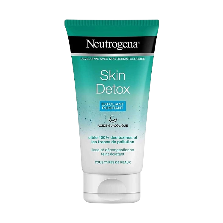 اسکراب صورت سم زدا و خنک کننده نوتروژینا مدل Skin Detox حجم 150 میلی لیتر