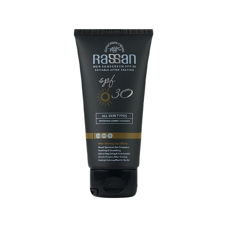 ضد آفتاب افترشیو آقایان فاقد چربی راسن SPF30 حجم 40 میلی لیتر