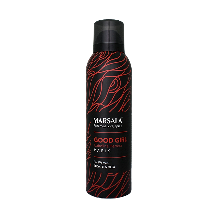 اسپری بدن زنانه مارسالا مدل Good Girl حجم 200 میلی لیتر