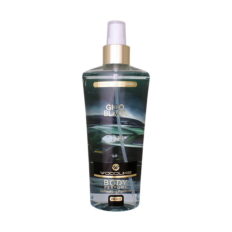 بادی اسپلش مردانه وودلایک مدل Gioo Black حجم 250 میلی لیتر