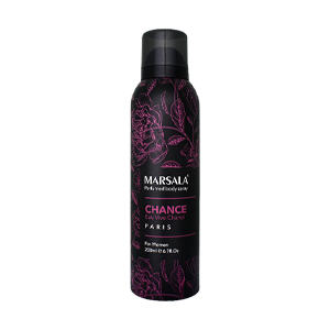 اسپری بدن زنانه مارسالا مدل Chance Chanel حجم 200 میلی لیتر