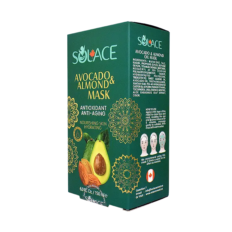 قیمت ماسک خاک رس ضد چروک روغن بادام و آووکادو سولس حجم 150 میلی لیتر