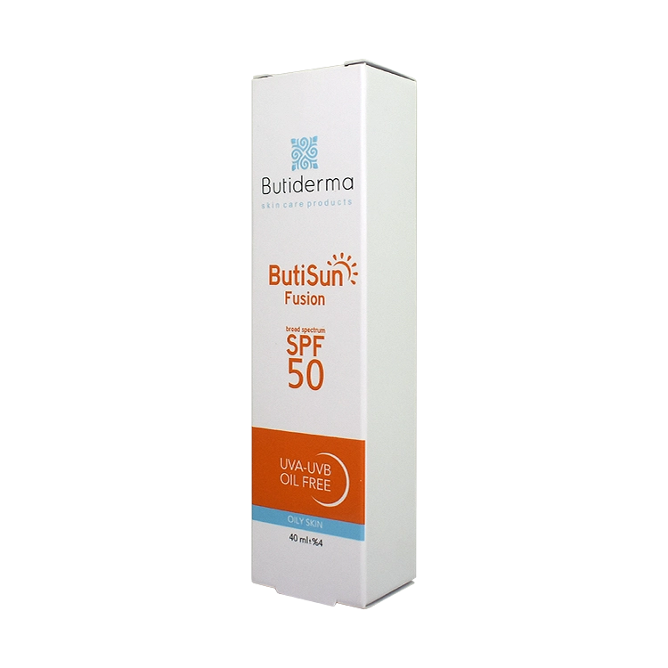 قیمت کرم ضد آفتاب بی رنگ پوست های چرب فیوژن بیوتی درما SPF50 حجم 40 میلی لیتر