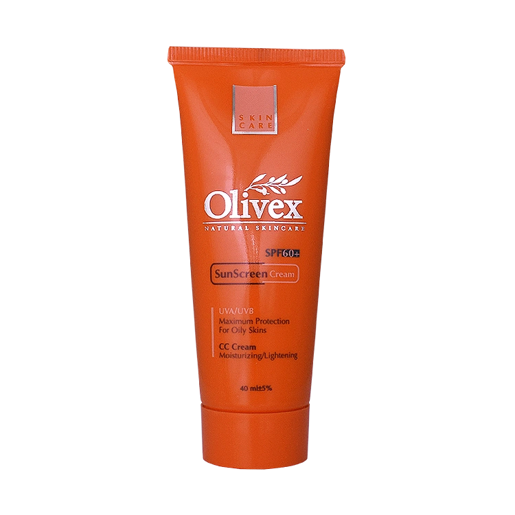 کرم ضد آفتاب سی سی رنگی پوست چرب الیوکس SPF60 حجم 50 میلی لیتر